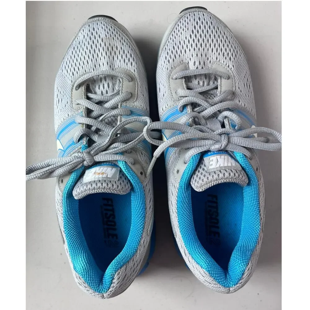 Nike Air Pegasus 29 Gray Blue Running Shoes Womens Size 8.5